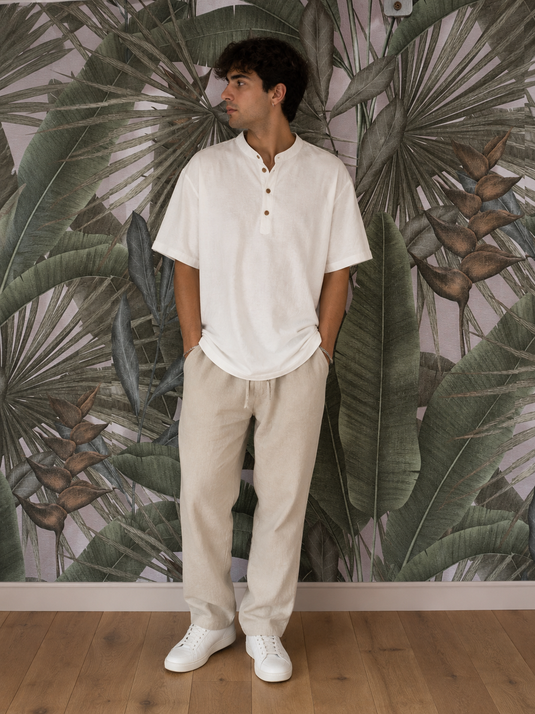 Pantalón Lino Largo