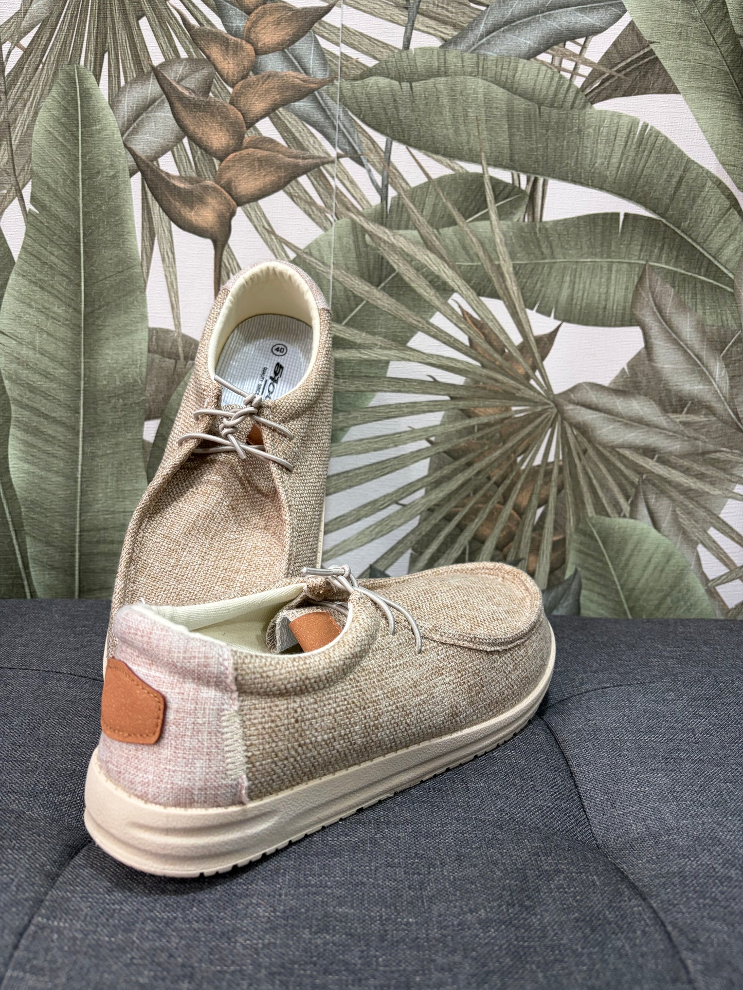 Calzado de Tela Beige