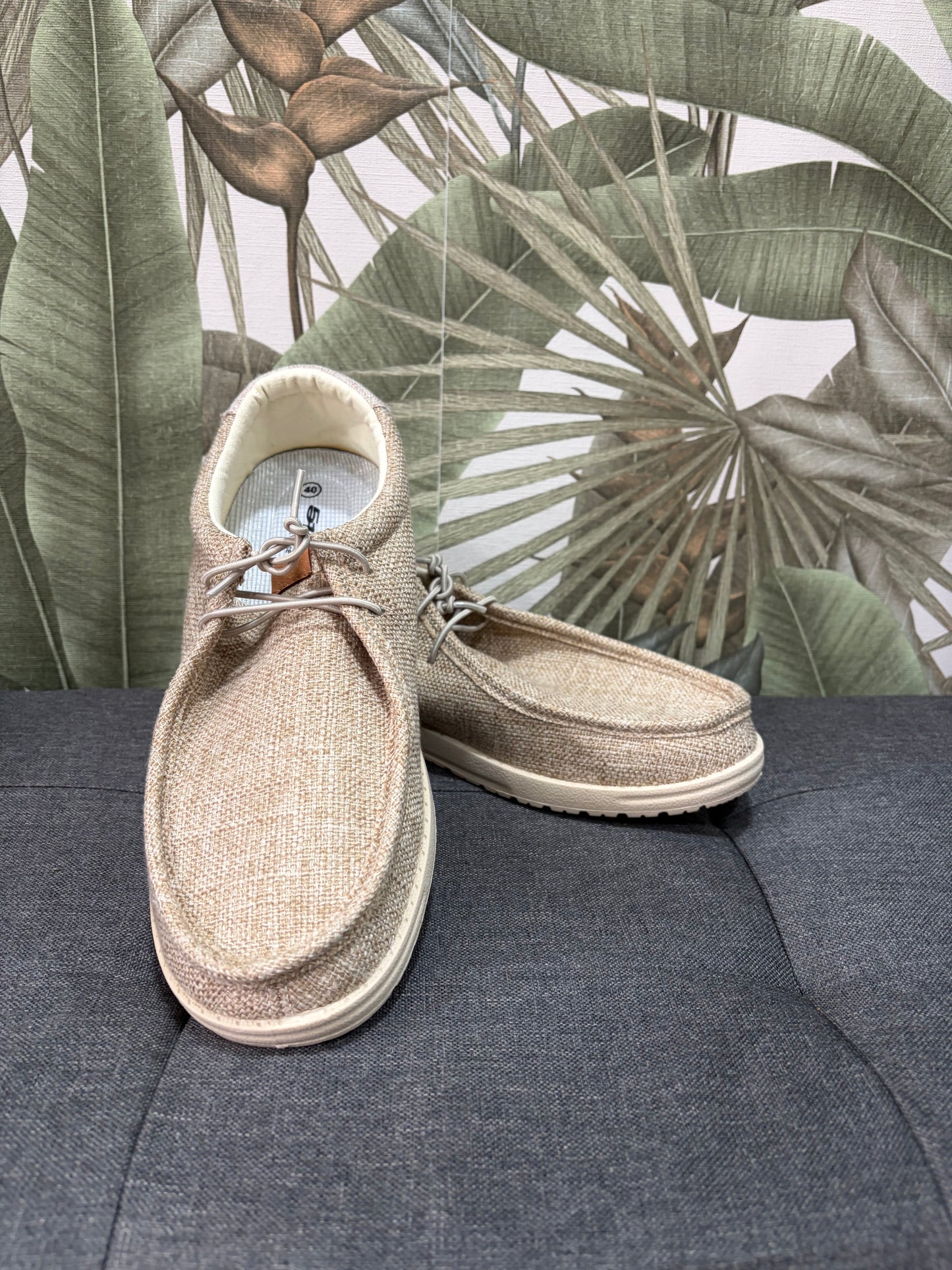 Calzado de Tela Beige