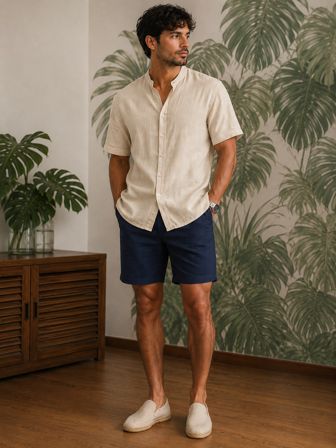 Camisa Verano Lino+Algodon