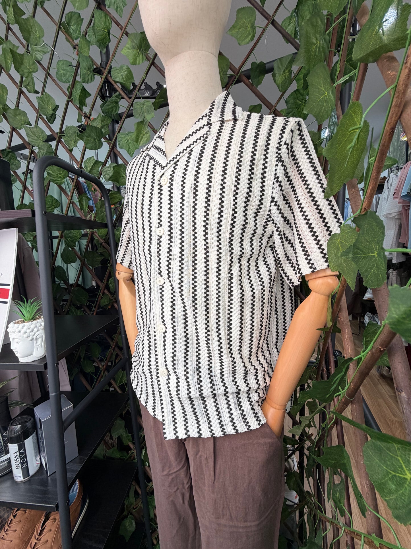 Camisa de hilo ZIGZAG.