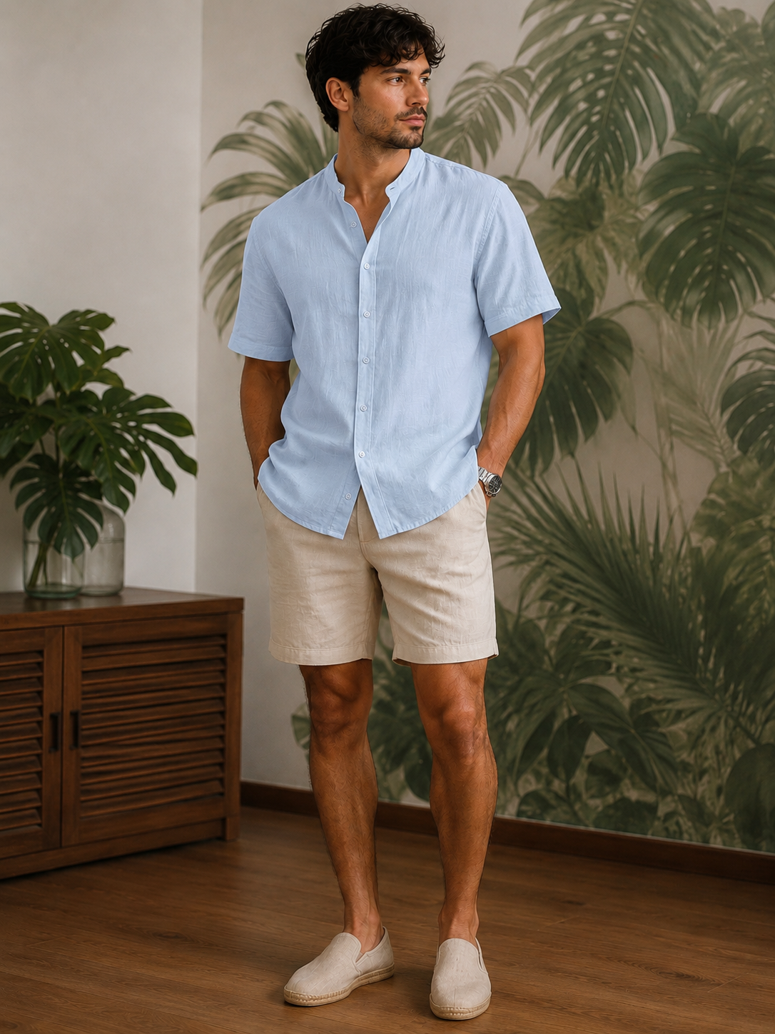 Camisa Verano Lino+Algodon