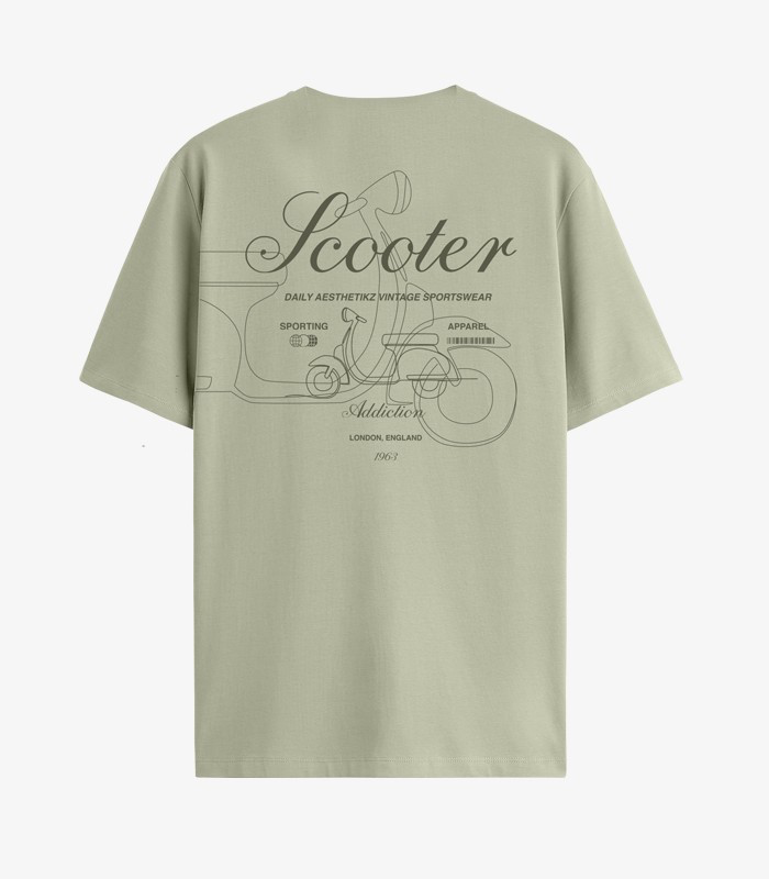 Camiseta Scooter Oversize