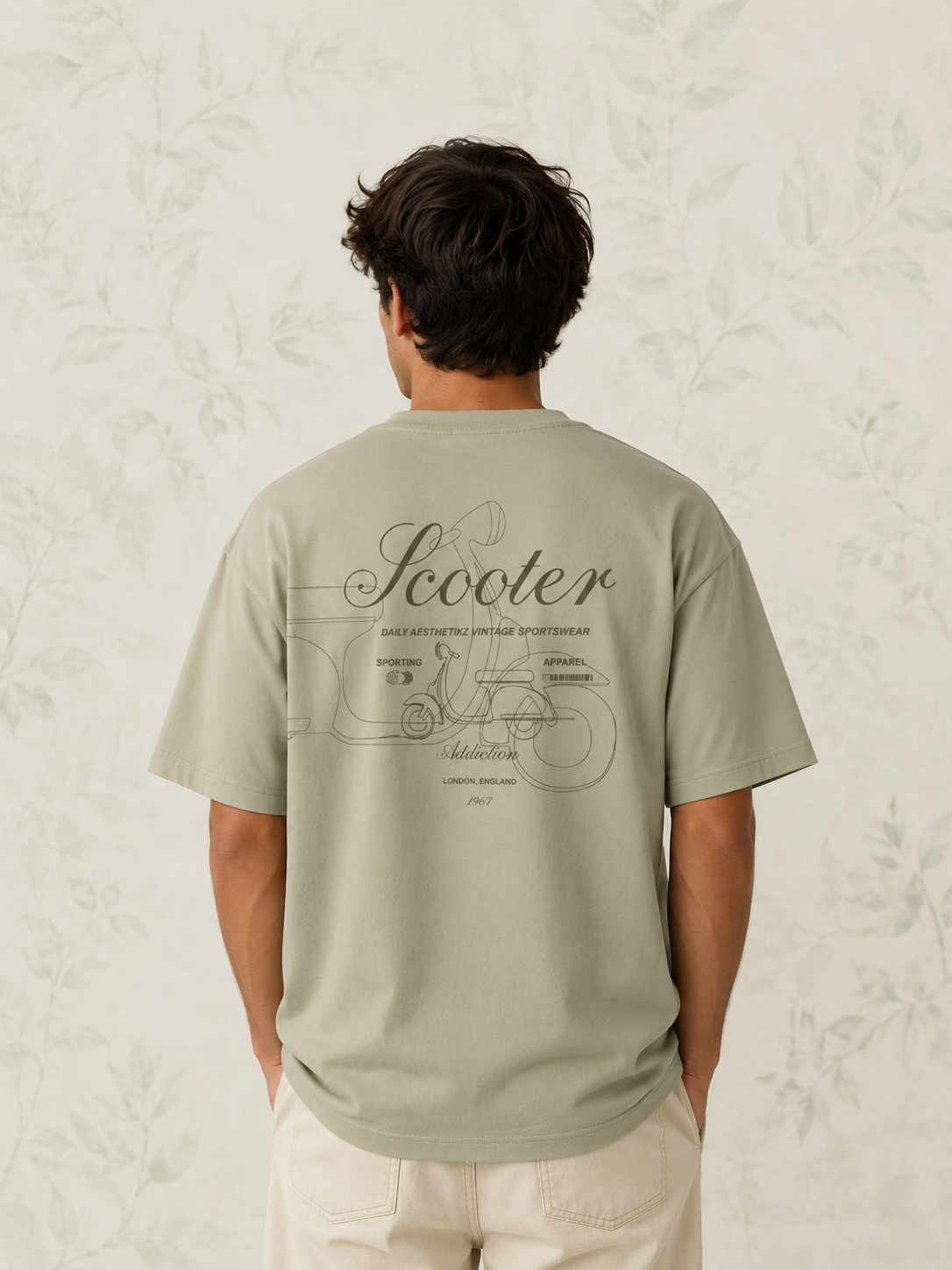 Camiseta Scooter Oversize
