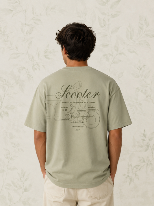 Camiseta Scooter Oversize