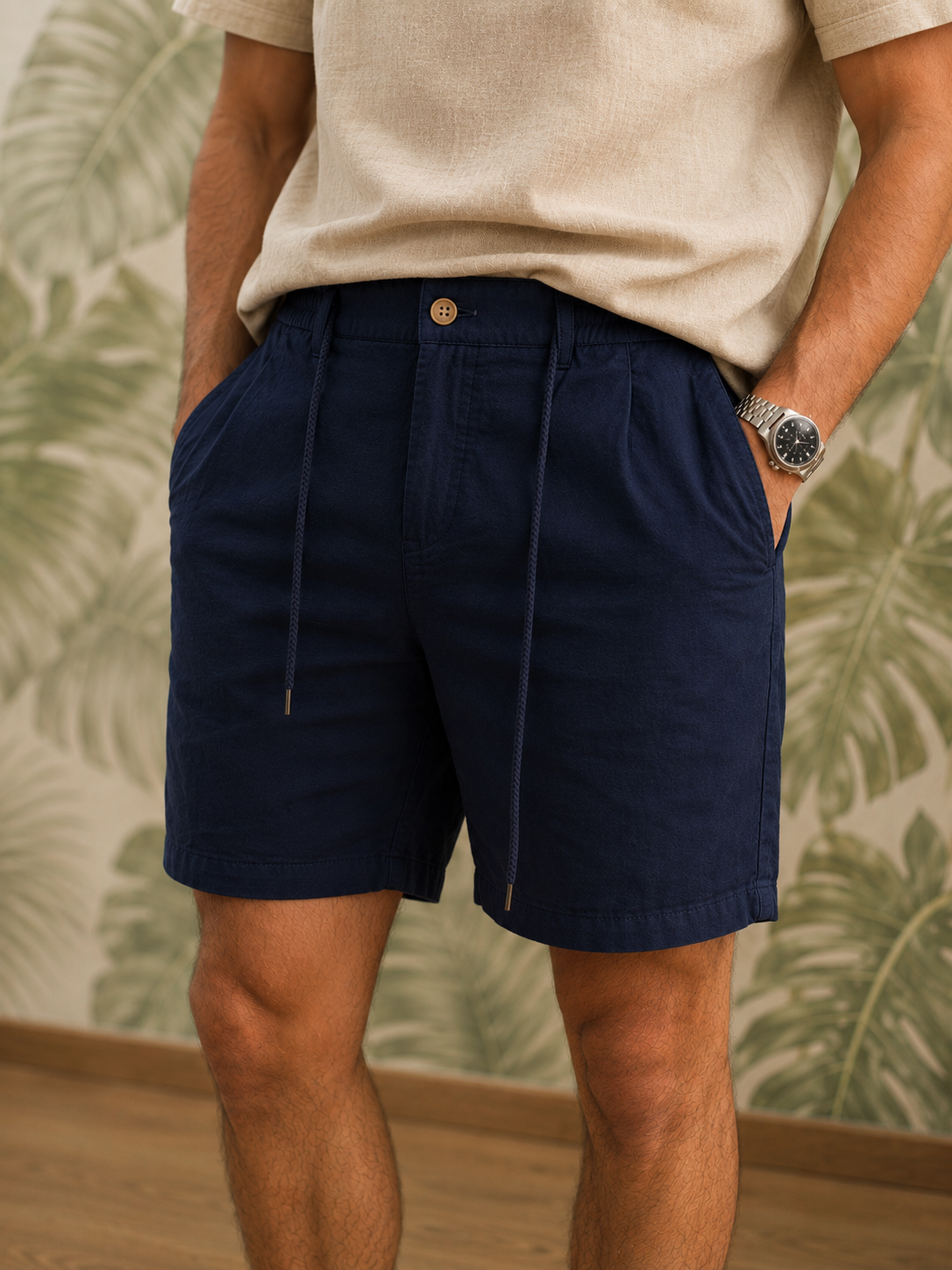 Pantalones LINO Corto